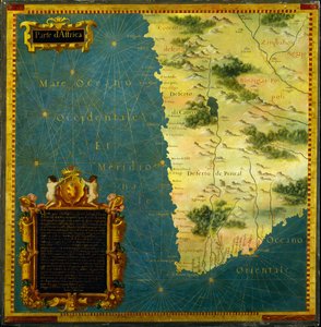 ナミビア、ボツワナ、南アフリカ 作： Stefano Bonsignori 1589